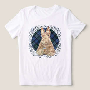 Tartan Scottish Terrier Tri-Blend Shirt