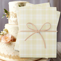 Tartan - Several Hues of Pastel Yellow