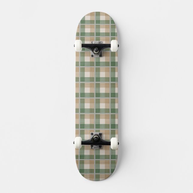 Tartan Skateboard (Front)