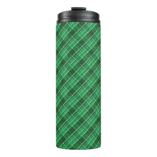 Tartan Swahili Green Plaid Pattern-88675 Thermal Tumbler