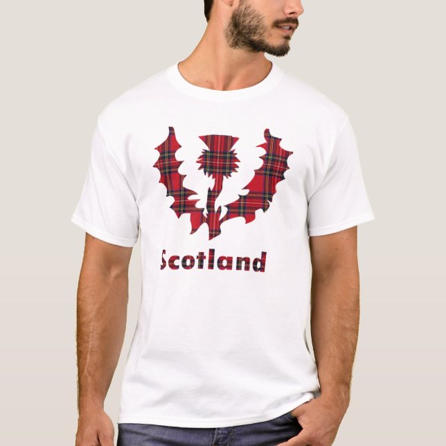 Tartan Thistle T-Shirt (Front)
