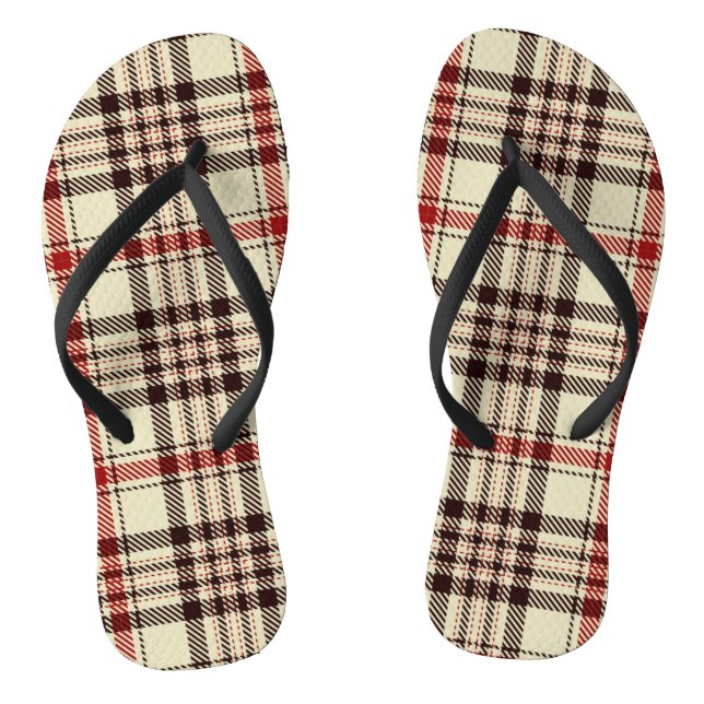 Tartan Thongs (Footbed)