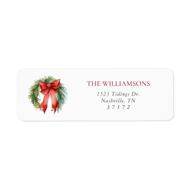 Tartan Tidings Return Address Label (Front)