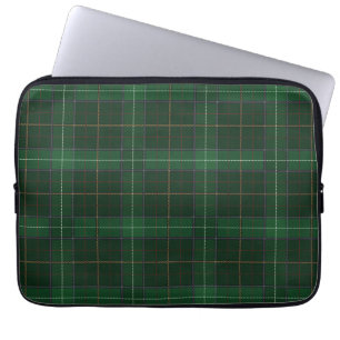 Tartan Walsh Green Pattern Chequered  Laptop Sleeve