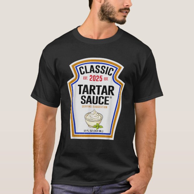Tartar Sauce Condiment DIY Halloween Costume Match T-Shirt (Front)