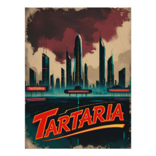 Tartaria Conspiracy Theory Map Poster