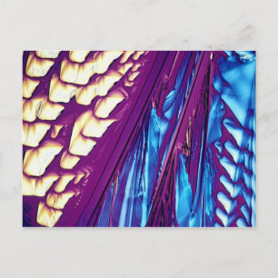Tartaric Acid Crystals Postcard