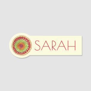 Tarte aux Fruits Fruit Tart Pie French Pastry Chef Name Tag