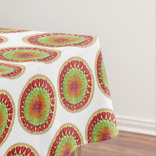 Tarte aux Fruits Fruit Tart Pie French Pastry  Tablecloth