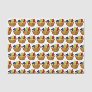 Tarte aux Fruits Fruit Tart Pie French Pastry  Tissue Paper