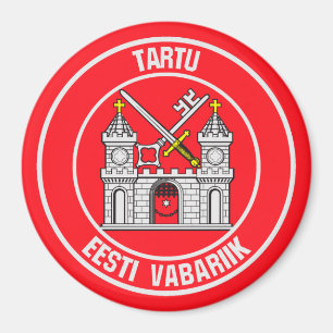 Tartu Round Emblem Magnet