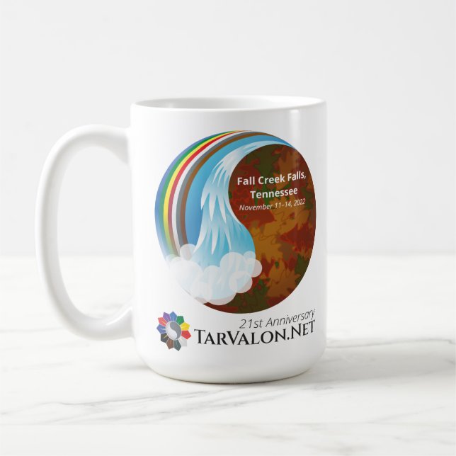 TarValon.Net 21st Anniversary Party Mug (Left)