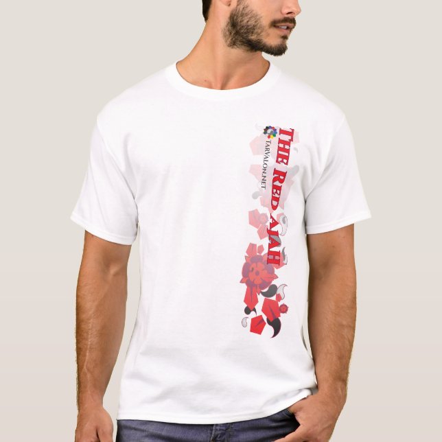 TarValon.Net Red Scattered Pennants T-shirt (Front)