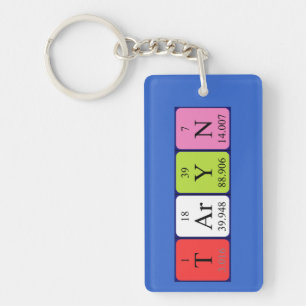 Taryn periodic table name keyring