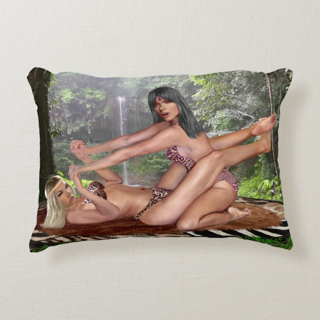 TARZANA BODY SCISSORS #1 DECORATIVE CUSHION (Front)
