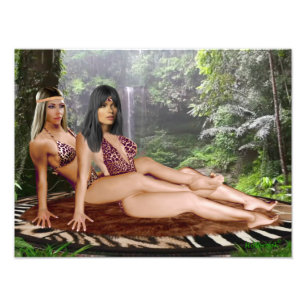 TARZANA SCISSORS LUANA #4 PHOTO PRINT