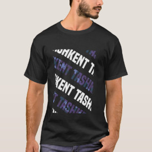 Tashkent Camo Pattern Purple Camouflage T-Shirt