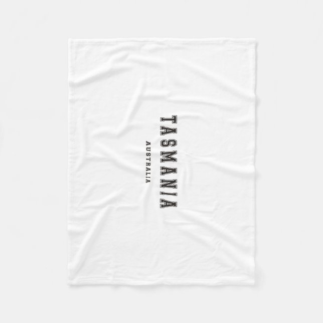 Tasmania Australia Fleece Blanket (Front)