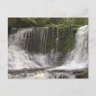 TASMANIA AUSTRALIA WATERFALLS  NATURE RIVERS POSTCARD