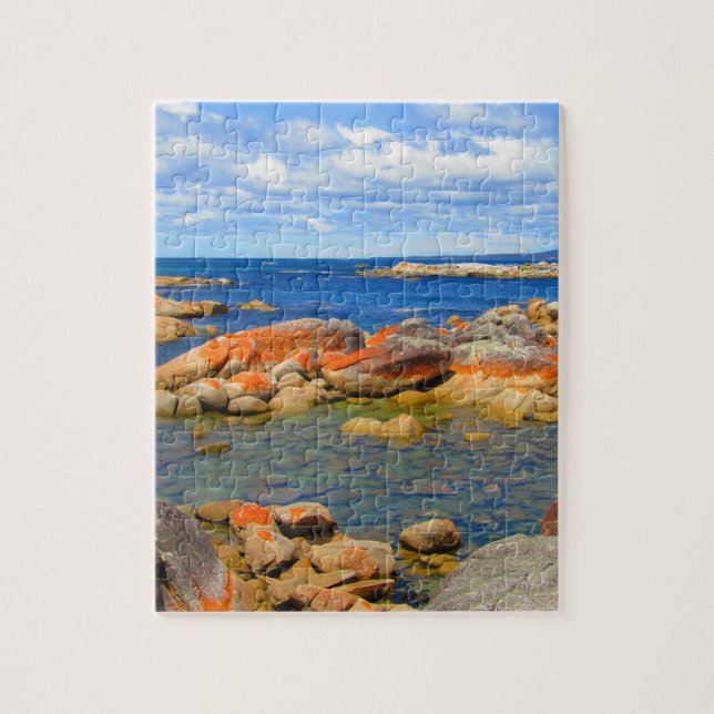 tasmania bay of fires rocks jigsaw puzzle (Vertical)