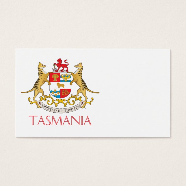 Tasmania coat of arms (Front)