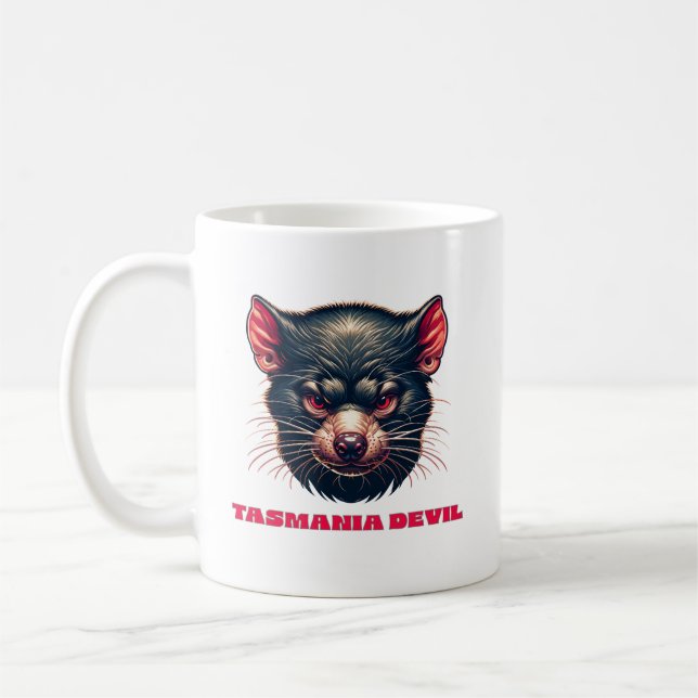 Tasmania Devil Australia Coffee Mug (Left)