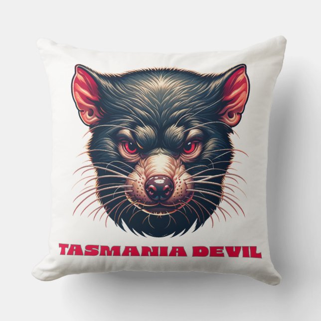 Tasmania Devil Australia Cushion (Front)