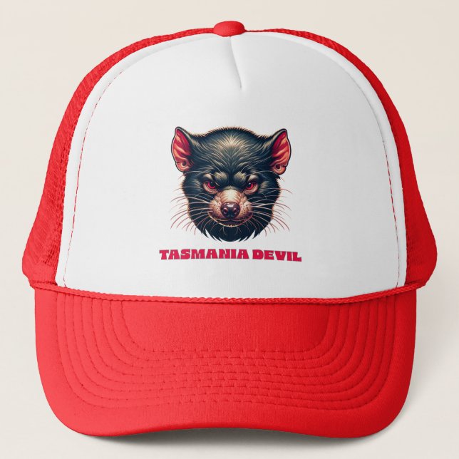 Tasmania Devil Australia Trucker Hat (Front)