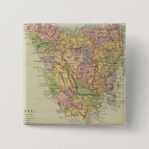 Tasmania, Fiji 15 Cm Square Badge