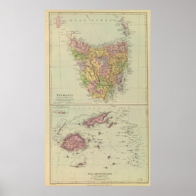Tasmania, Fiji Poster (Front)