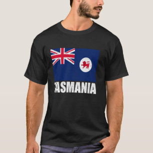 Tasmania Flag Grunge Vintage Souvenir Tasmania T-Shirt