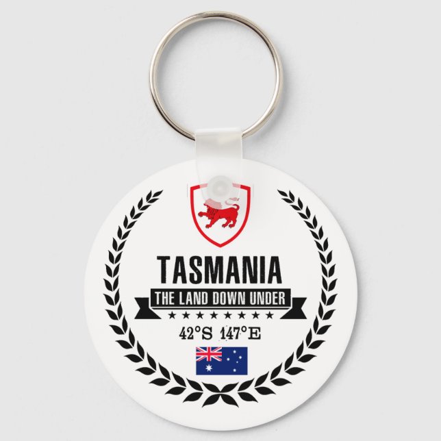 Tasmania Key Ring (Front)