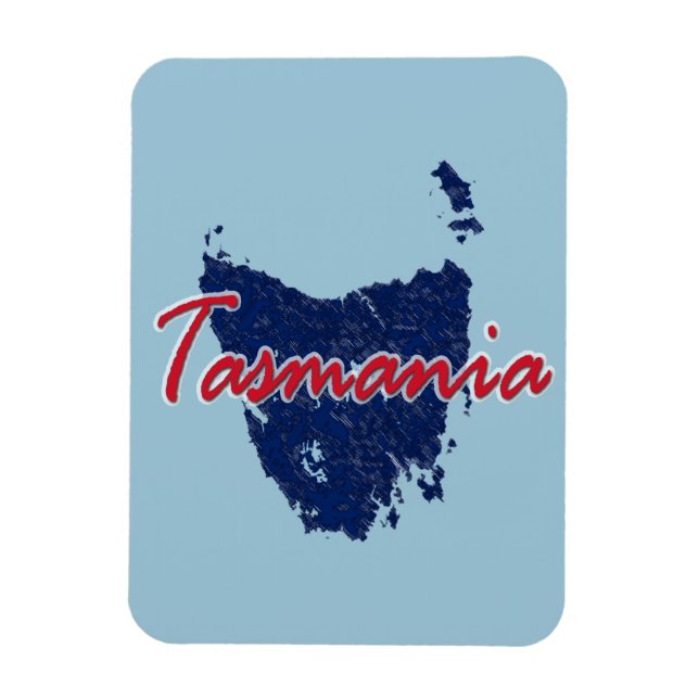 Tasmania Magnet (Vertical)