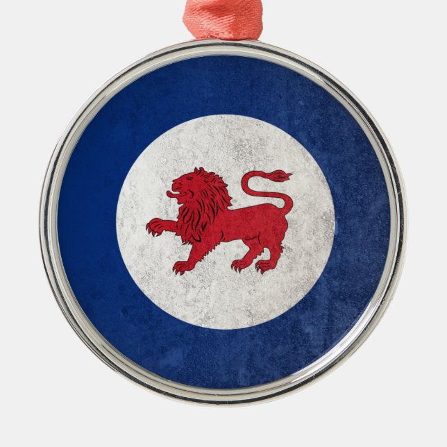 Tasmania Metal Ornament (Front)