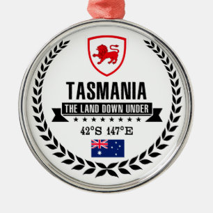Tasmania Metal Tree Decoration