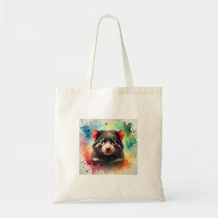 Tasmanian Devil 160724AREF259 - Watercolor Tote Bag