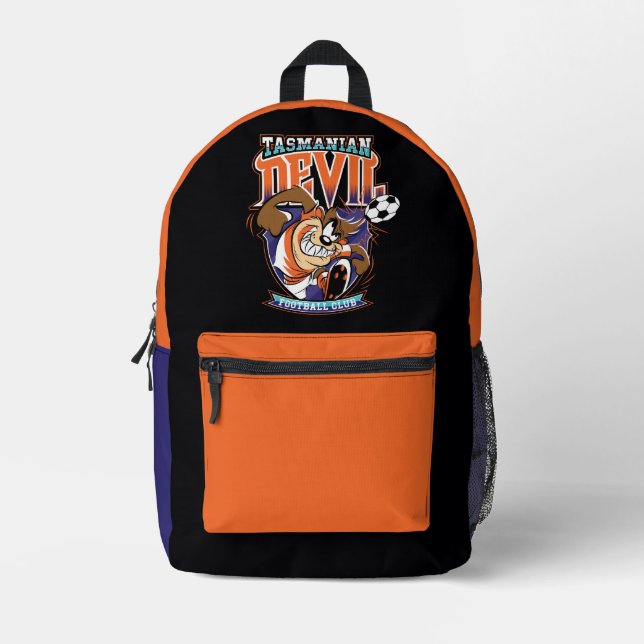 Tasmanian Devil Football Club Badge Printed Backpack (Front)