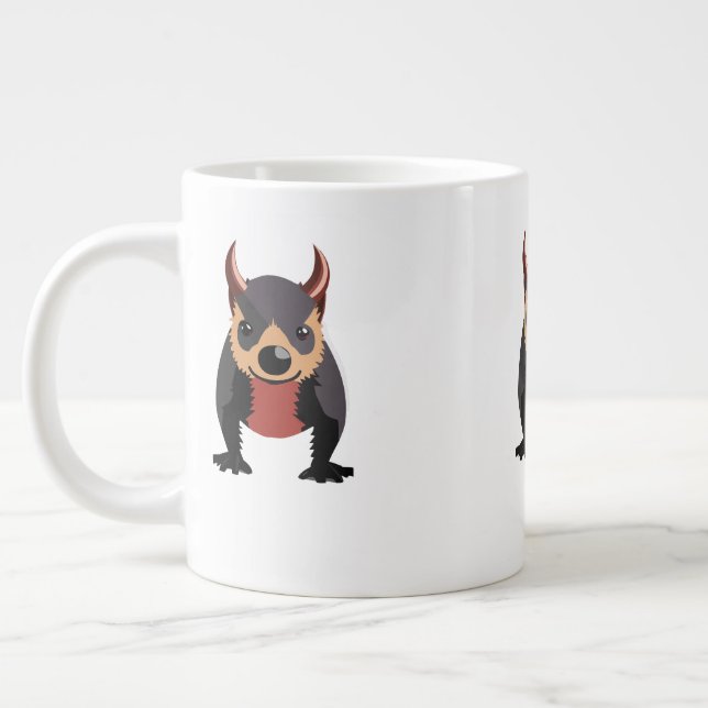 Tasmanian Devil  Large Coffee Mug (Left)