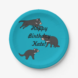 Tasmanian Devil  Paper Plate