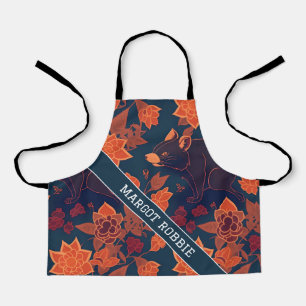 Tasmanian Devil Retro Colourful Pattern Apron