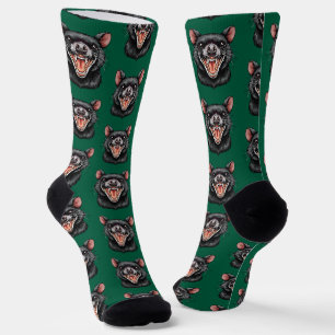 Tasmanian devil socks