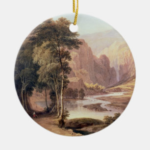 Tasmanian Gorge (w/c) Ceramic Tree Decoration