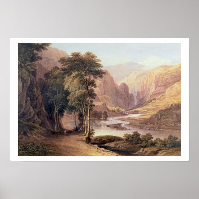 Tasmanian Gorge (w/c) Poster (Front)
