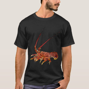 Tasmanian Rock Lobster Illustration T-Shirt
