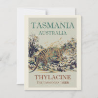 Tasmanian tiger, the thylacine, Tasmania Australia