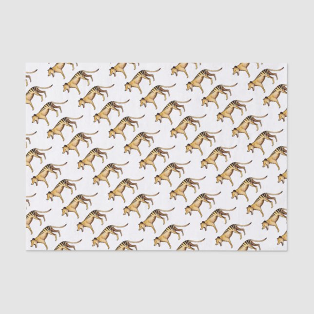 Tasmanian tiger, Thylacine Tissue Paper (Front)