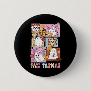 Tasmas Ghost Pumpkin Spooky Conchas Halloween 6 Cm Round Badge