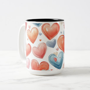 Tasse 2 Couleurs Personalized Valentine Coffee Mug