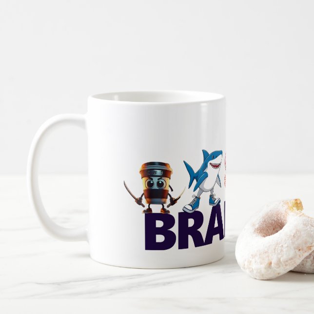 Tasse Brainrot Coffee Mug (With Donut)