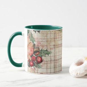 Tasse Christmas Collage Junk Journal Var09 Mug